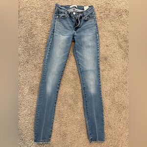 Abercrombie & Fitch Women's Skinny Jeans in Light Blue